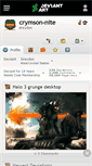 Mobile Screenshot of crymson-nite.deviantart.com