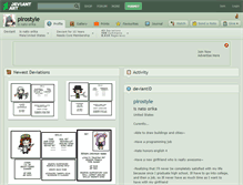 Tablet Screenshot of pirostyle.deviantart.com