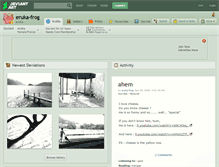 Tablet Screenshot of eruka-frog.deviantart.com