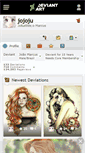 Mobile Screenshot of jojoju.deviantart.com