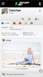 Mobile Screenshot of cleochan.deviantart.com