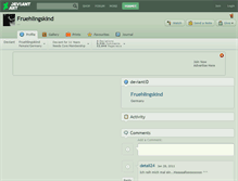 Tablet Screenshot of fruehlingskind.deviantart.com