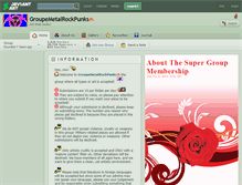Tablet Screenshot of groupemetalrockpunks.deviantart.com