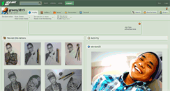 Desktop Screenshot of greeny3815.deviantart.com
