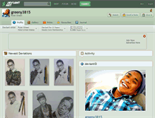 Tablet Screenshot of greeny3815.deviantart.com