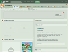Tablet Screenshot of iankeaton.deviantart.com