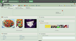 Desktop Screenshot of dark-miku.deviantart.com