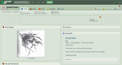 Desktop Screenshot of kommi-kaze.deviantart.com