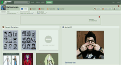 Desktop Screenshot of darksora-san.deviantart.com