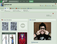 Tablet Screenshot of darksora-san.deviantart.com