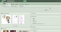 Desktop Screenshot of ktes.deviantart.com