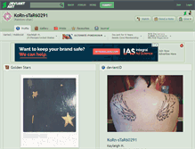 Tablet Screenshot of korn-star60291.deviantart.com