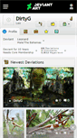 Mobile Screenshot of dirtyg.deviantart.com