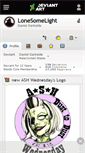 Mobile Screenshot of lonesomelight.deviantart.com