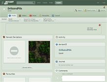 Tablet Screenshot of drillsandpills.deviantart.com