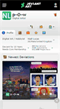 Mobile Screenshot of p--o--w.deviantart.com