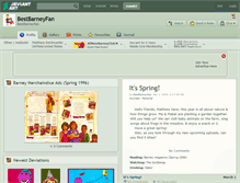 Tablet Screenshot of bestbarneyfan.deviantart.com