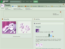 Tablet Screenshot of fleurplz.deviantart.com