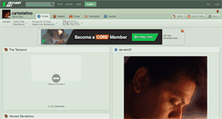 Desktop Screenshot of carlostattoo.deviantart.com