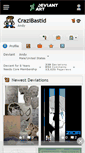 Mobile Screenshot of crazibastid.deviantart.com