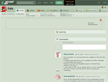 Tablet Screenshot of eddz.deviantart.com