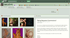 Desktop Screenshot of dragon-software.deviantart.com