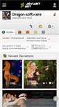 Mobile Screenshot of dragon-software.deviantart.com