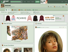 Tablet Screenshot of aeonoel.deviantart.com