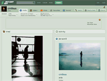 Tablet Screenshot of crnlious.deviantart.com