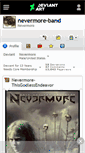 Mobile Screenshot of nevermore-band.deviantart.com