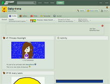 Tablet Screenshot of daisy-4-eva.deviantart.com