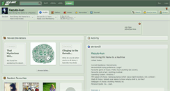 Desktop Screenshot of kazuto-kun.deviantart.com