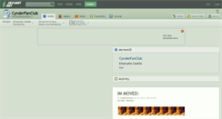 Desktop Screenshot of cynderfanclub.deviantart.com
