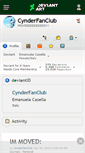Mobile Screenshot of cynderfanclub.deviantart.com