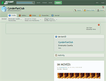 Tablet Screenshot of cynderfanclub.deviantart.com
