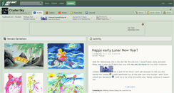 Desktop Screenshot of crystal-sky.deviantart.com