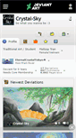 Mobile Screenshot of crystal-sky.deviantart.com