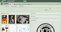 Desktop Screenshot of cjhdesigns.deviantart.com