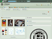 Tablet Screenshot of cjhdesigns.deviantart.com
