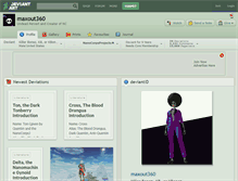 Tablet Screenshot of maxout360.deviantart.com