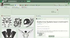 Desktop Screenshot of larsmasters.deviantart.com