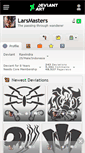 Mobile Screenshot of larsmasters.deviantart.com