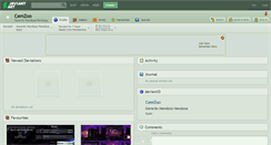 Desktop Screenshot of cemzoo.deviantart.com