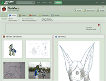 Tablet Screenshot of fledafiech.deviantart.com