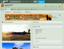 Tablet Screenshot of andrewsim7.deviantart.com
