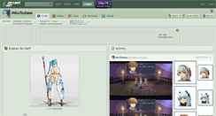 Desktop Screenshot of mikutsubasa.deviantart.com