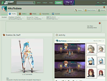 Tablet Screenshot of mikutsubasa.deviantart.com