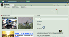 Desktop Screenshot of kevodevo.deviantart.com