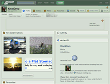 Tablet Screenshot of kevodevo.deviantart.com