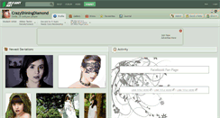 Desktop Screenshot of crazyshiningdiamond.deviantart.com